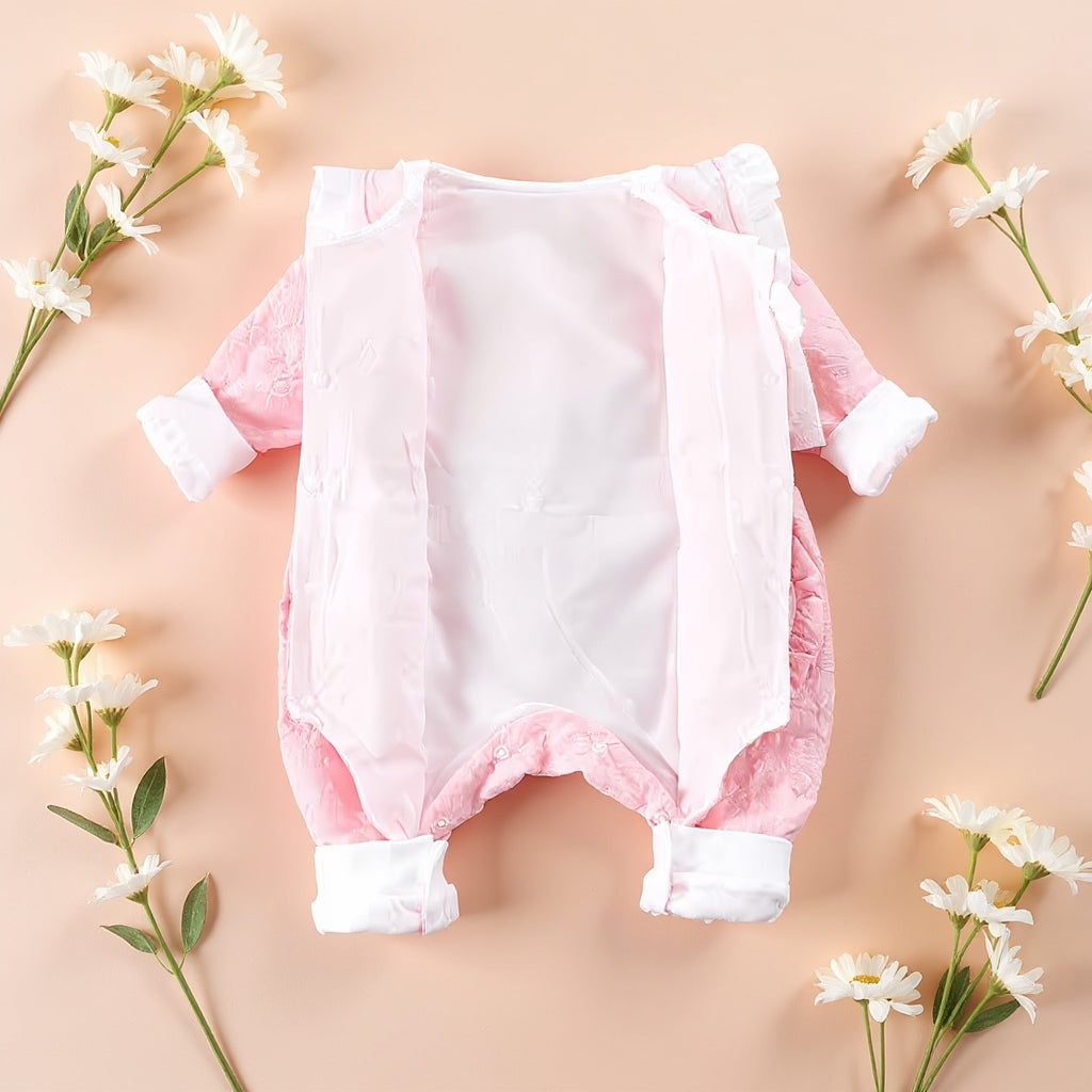 Cute Heart Baby Romper Set – Summer Soft Cotton Outfit 💖🌸