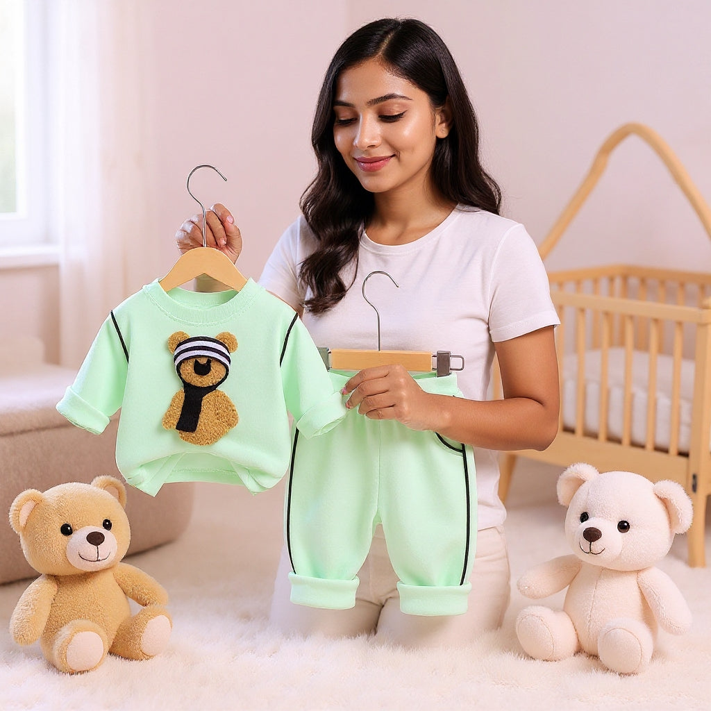 Soft Cotton 2-Piece Suit for Toddlers - Comfortable Top & Bottom Set 👶💖