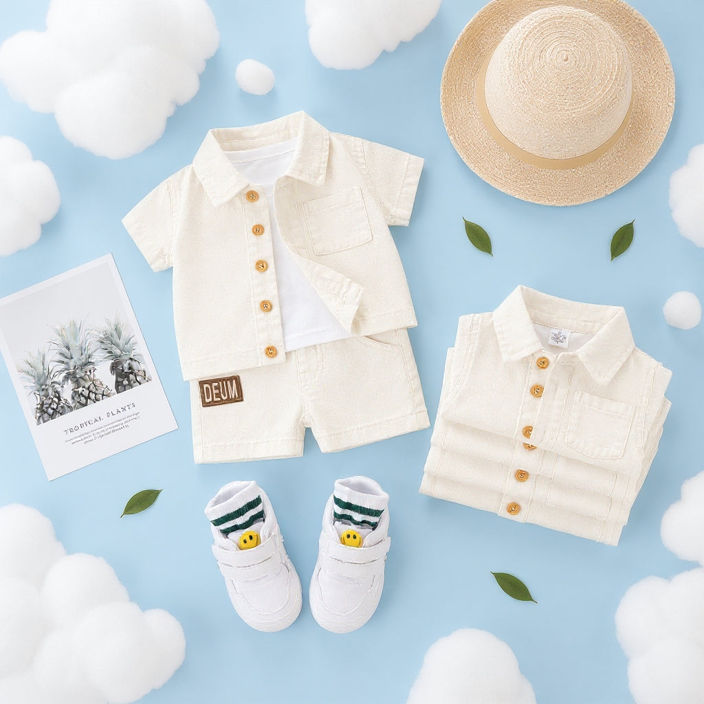 Baby Boys and girls Denim Outfit Set