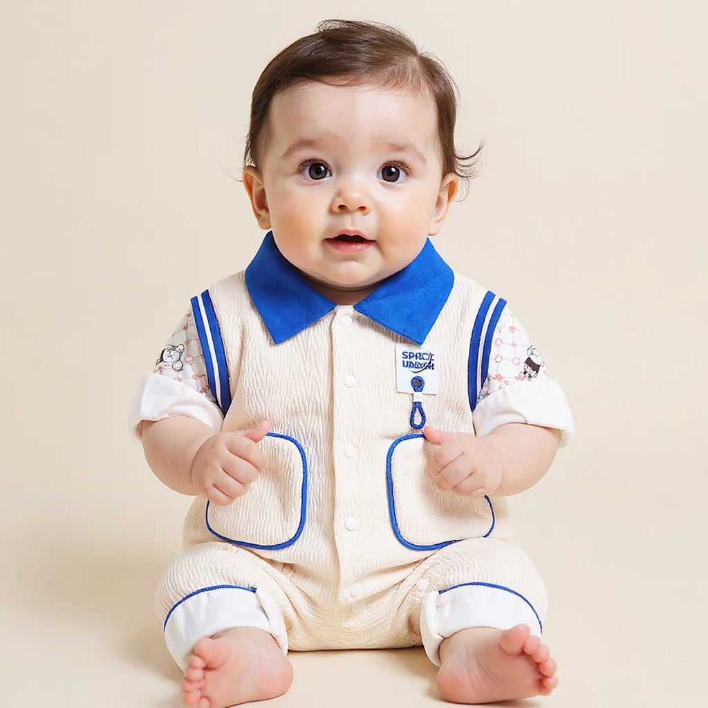 Baby Cotton Romper Suit | Soft & Comfortable Newborn Jumpsuit