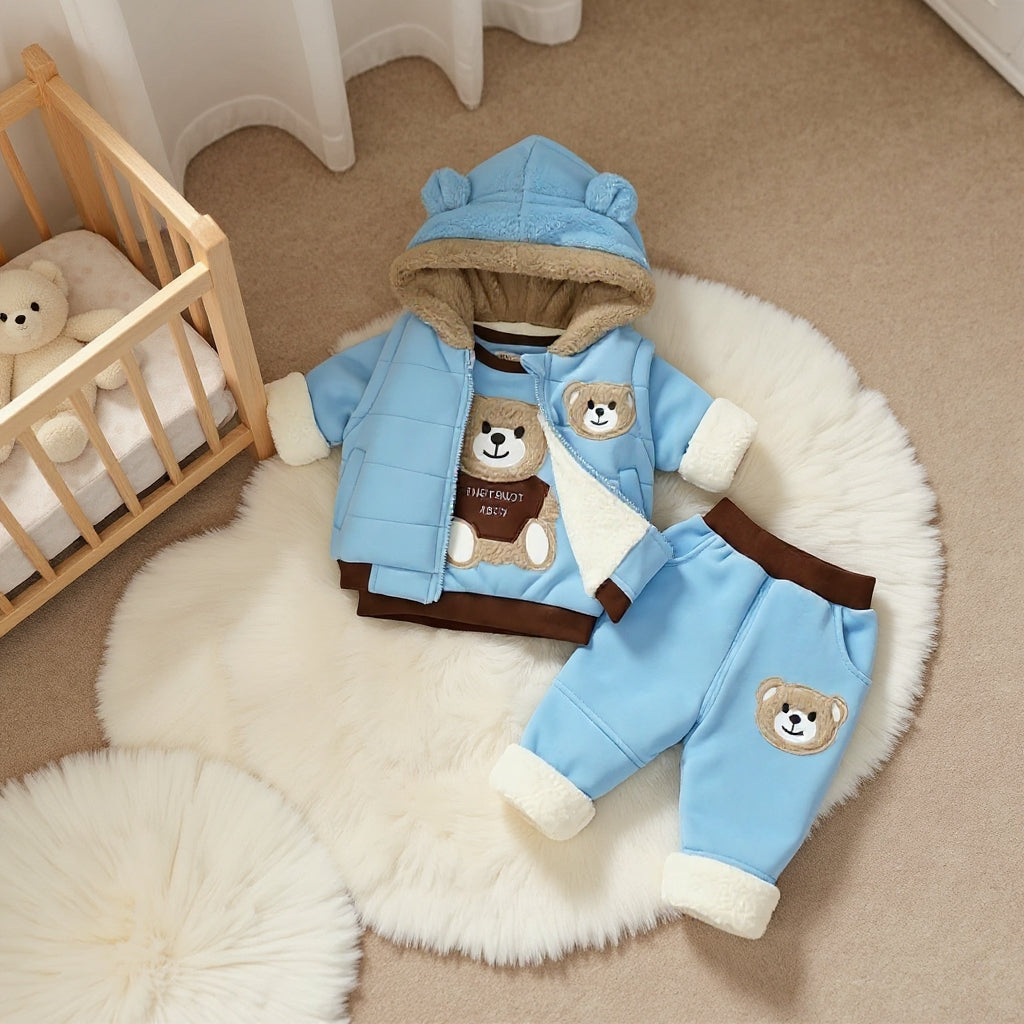 Premium 3-Piece All-Season Kids Set – Ultra-Soft Character Tracksuits & Cute Playwear!