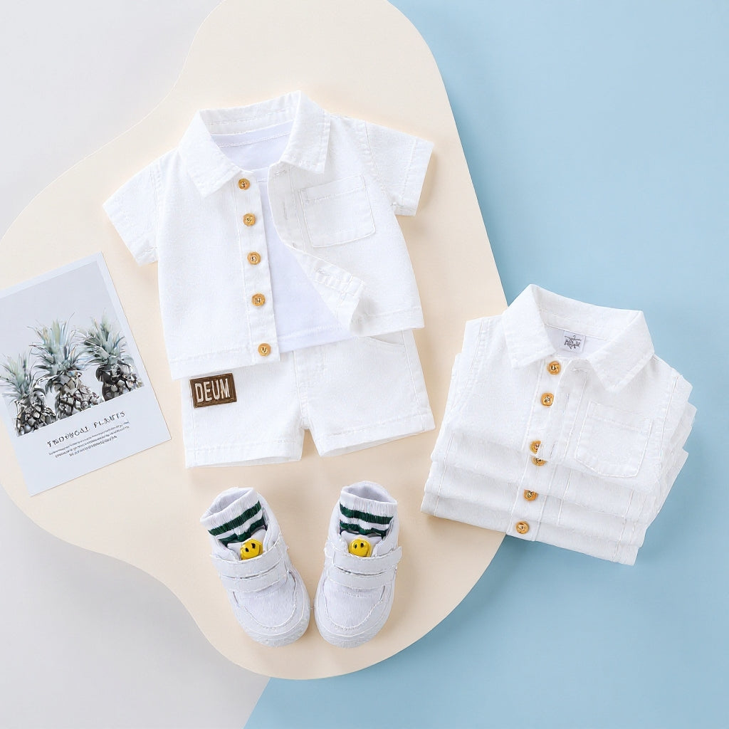 Baby Boys and girls Denim Outfit Set