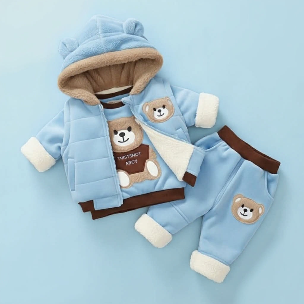 Premium 3-Piece All-Season Kids Set – Ultra-Soft Character Tracksuits & Cute Playwear!