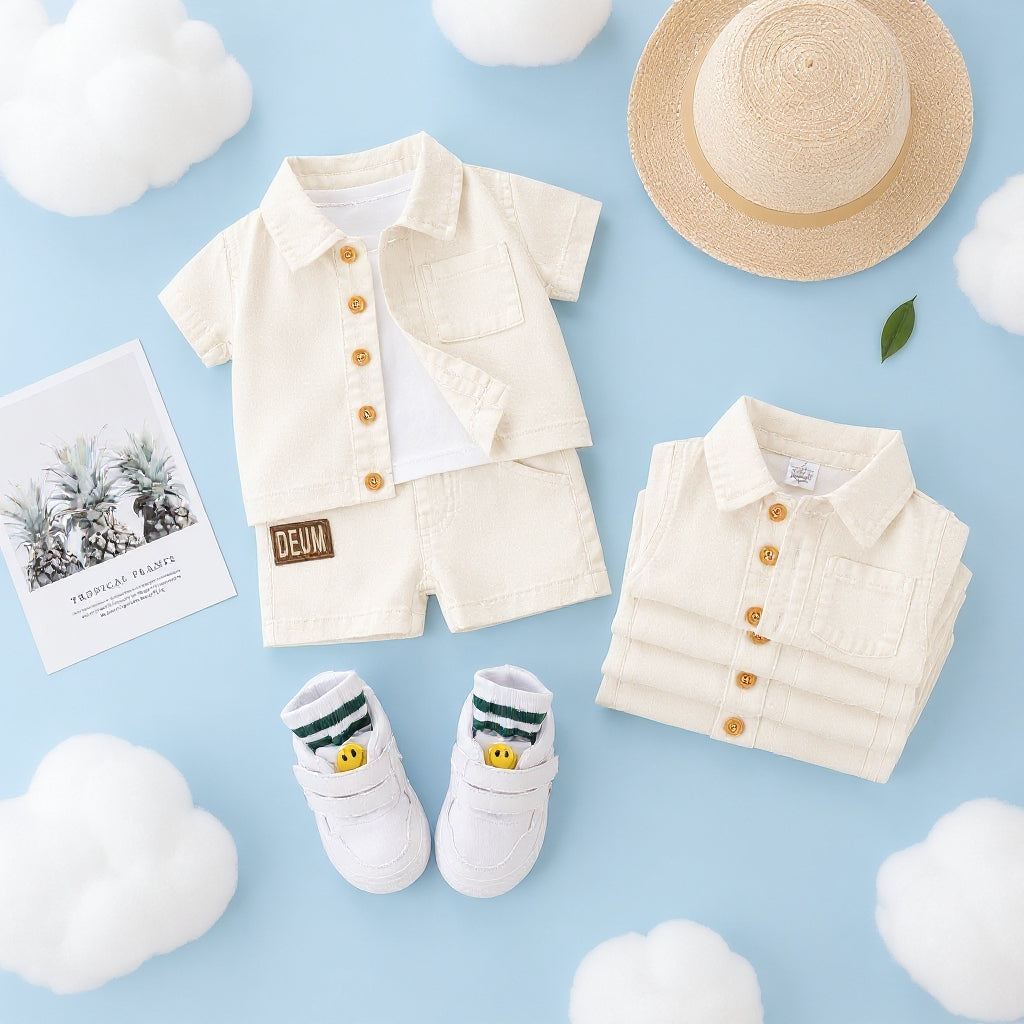 Baby Boys and girls Denim Outfit Set