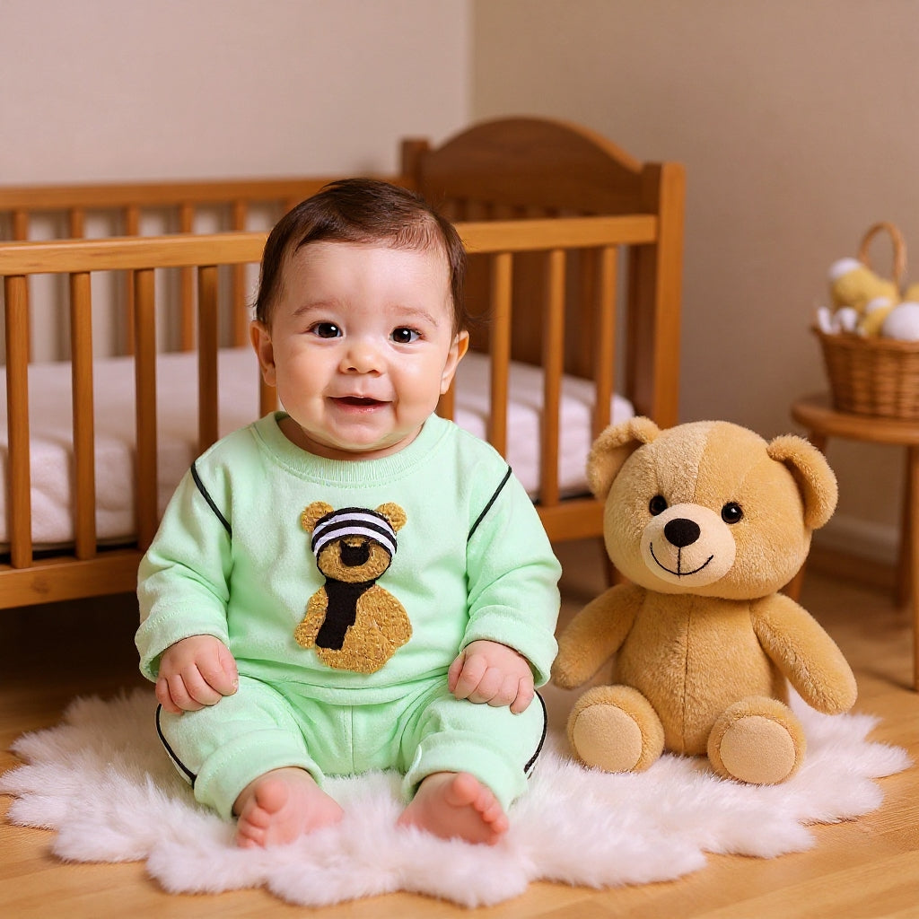 Soft Cotton 2-Piece Suit for Toddlers - Comfortable Top & Bottom Set 👶💖