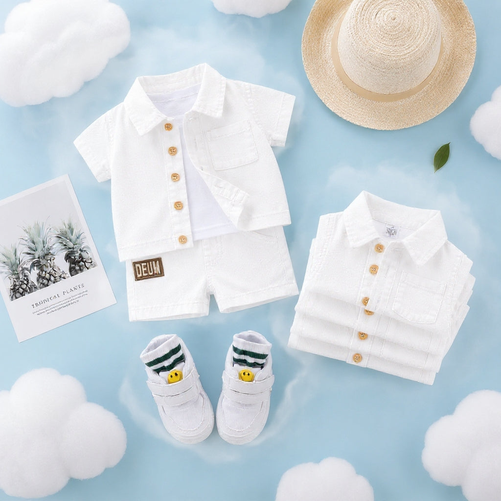 Baby Boys and girls Denim Outfit Set