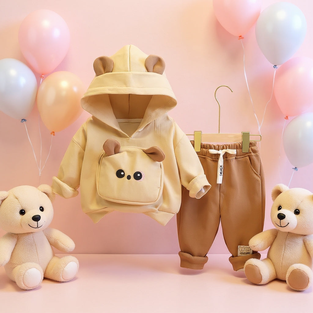 Soft Bear Hoodie & Pant Set for Kids +  90%off offer today only