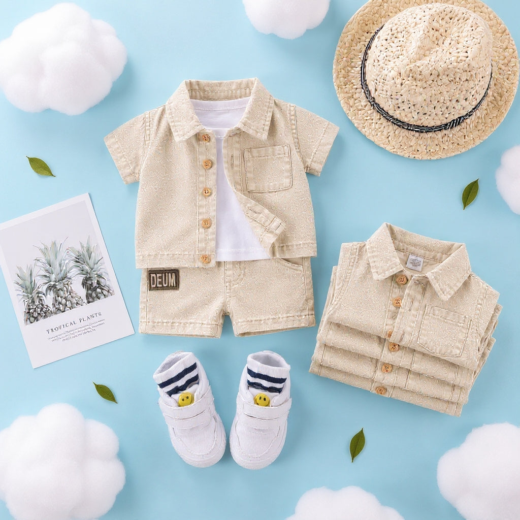 Baby Boys and girls Denim Outfit Set
