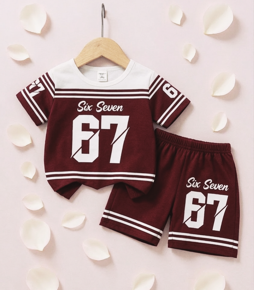 Cute  Kids Summer Co-Ord Set | Soft Cotton T-Shirt & Shorts Outfit for Boys & Girls