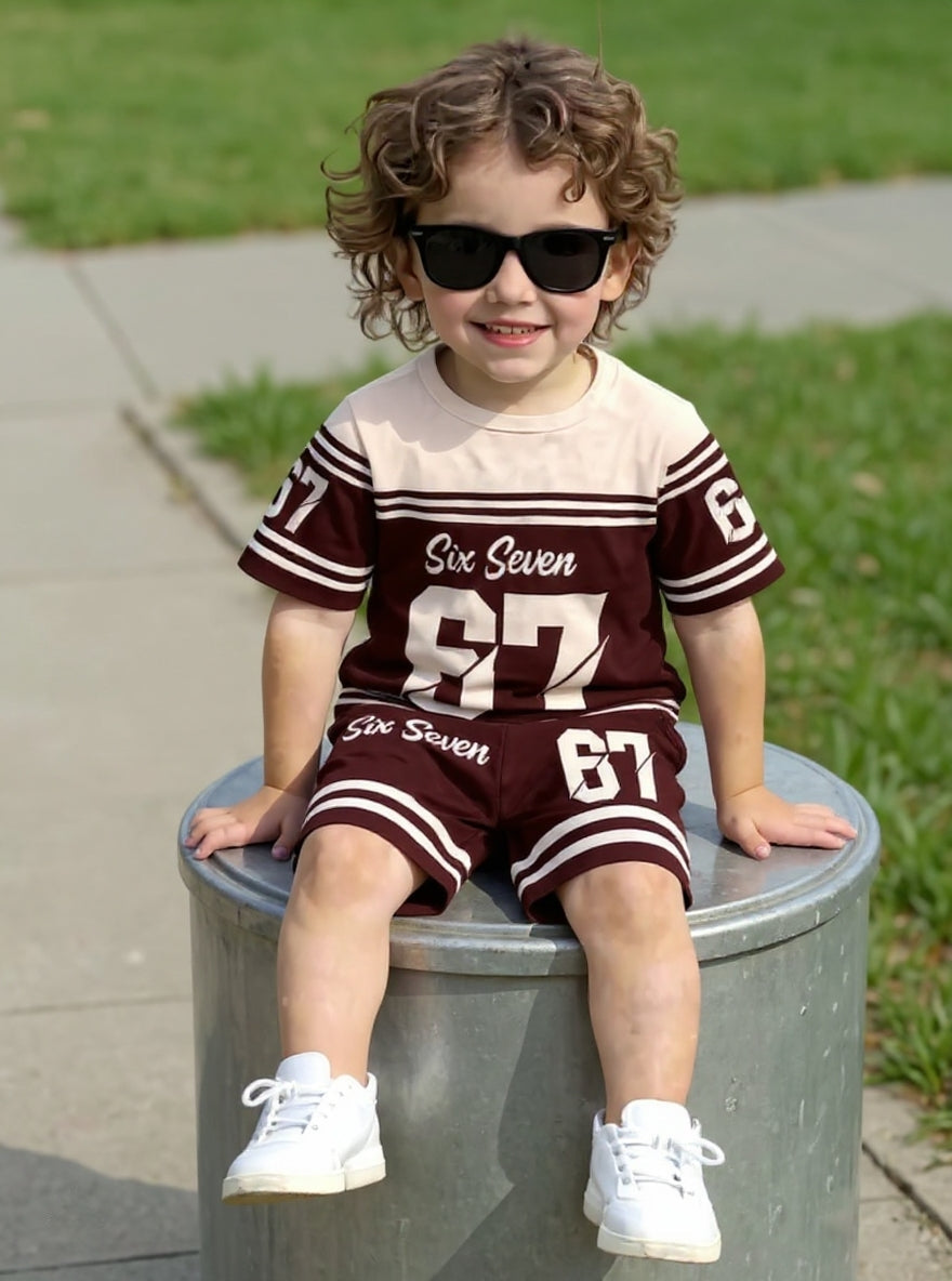 Cute  Kids Summer Co-Ord Set | Soft Cotton T-Shirt & Shorts Outfit for Boys & Girls