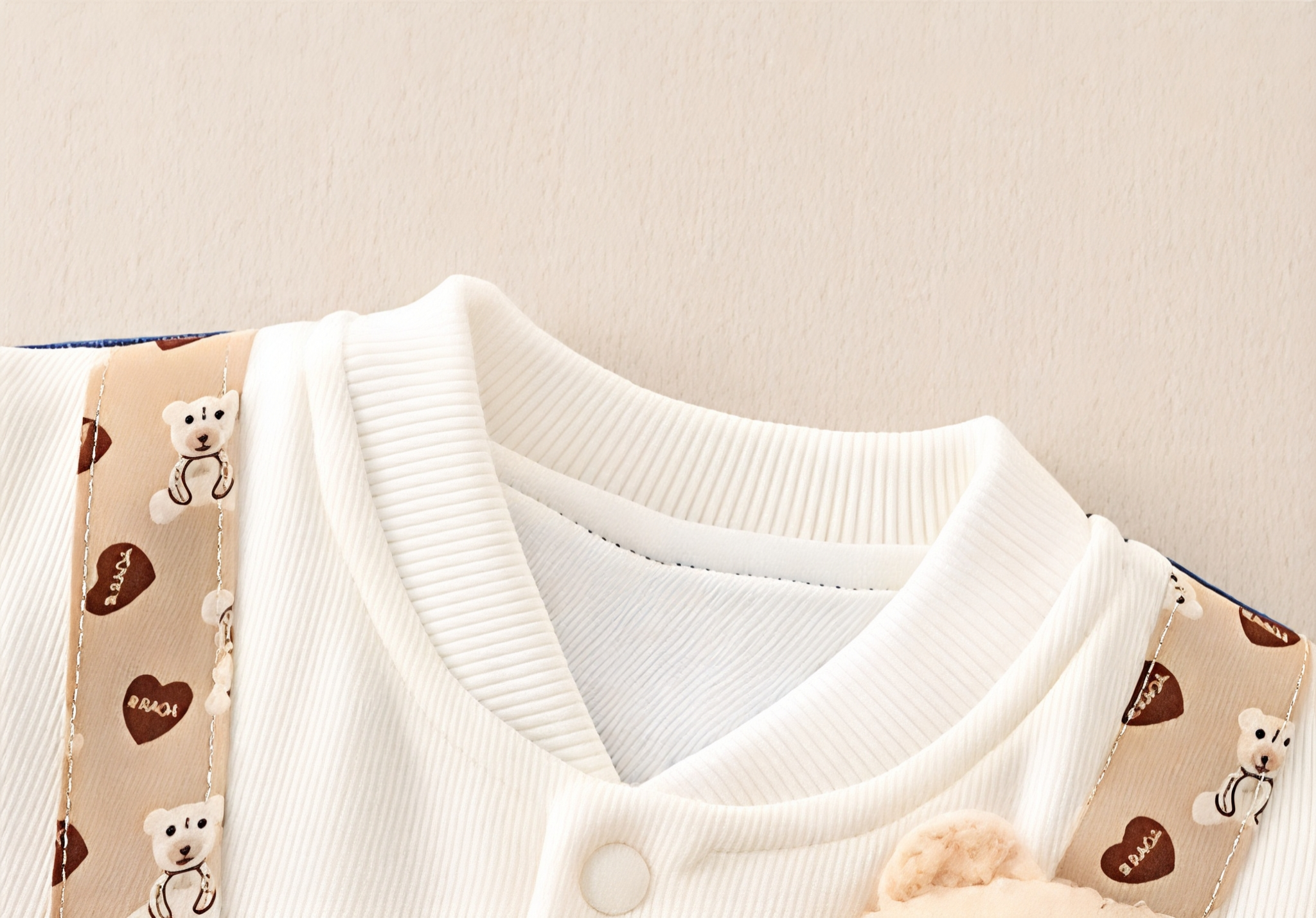 Teddy Buddy Summer Baby Romper – Cute Bear Cotton Outfit for Babies 🧸☀️
