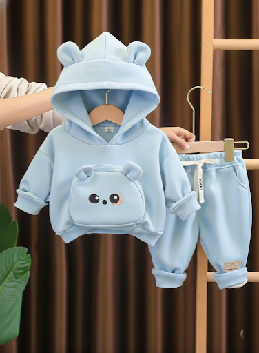 Soft Bear Hoodie & Pant Set for Kids +  90%off offer today only