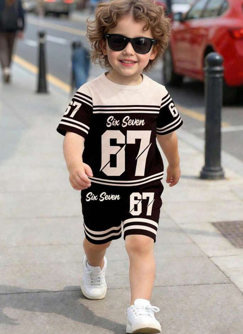 Cute  Kids Summer Co-Ord Set | Soft Cotton T-Shirt & Shorts Outfit for Boys & Girls