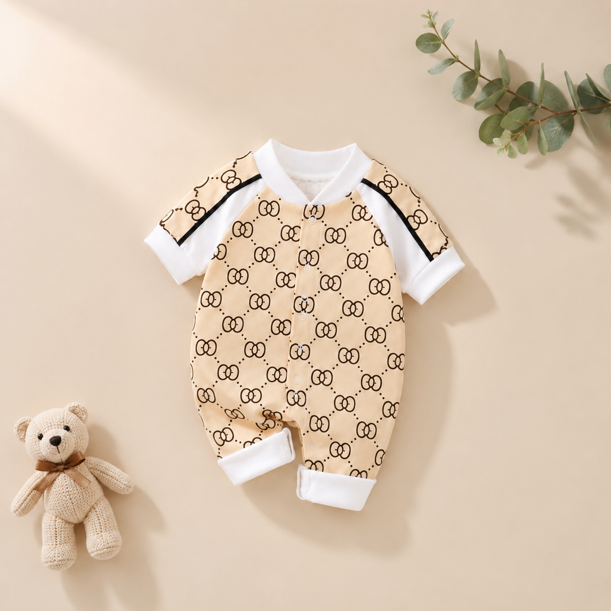 ☀️ Baby Summer Soft Cotton Romper Set 👶