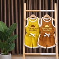 ✨ Sunshine Ribbed Kids Summer Co-Ord Set ☀️ | Soft Cotton Sleeveless Top & Shorts for Baby Boys & Girls (0-5 Years)