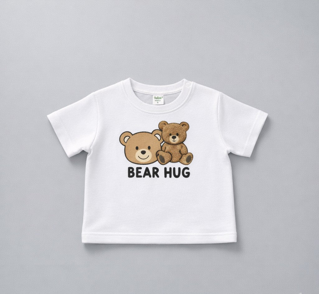 🧸 Cute Teddy Hoodie Boys 3-Piece Co-ord Set 👕✨