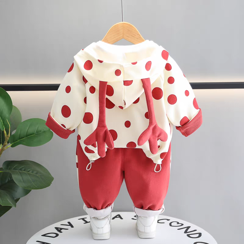 🧸 Kids' 3-Piece Teddy Bear Outfit Set - Cute & Cozy Style!
