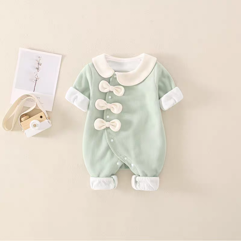 Whimsical Bow Tie Baby Bodysuit! 🌟🧸🌸