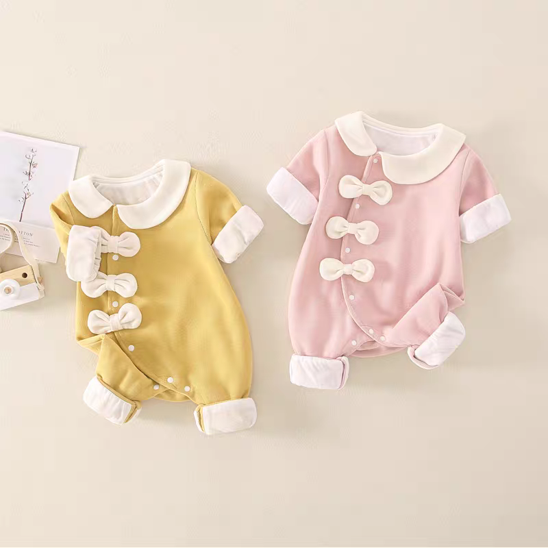 Whimsical Bow Tie Baby Bodysuit! 🌟🧸🌸