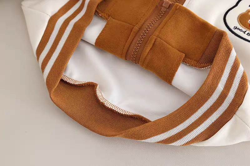 Adorable Bear Hooded Jacket or Zip-Up and Matching Comfortable Pants