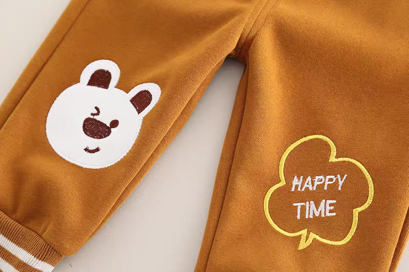 Adorable Bear Hooded Jacket or Zip-Up and Matching Comfortable Pants