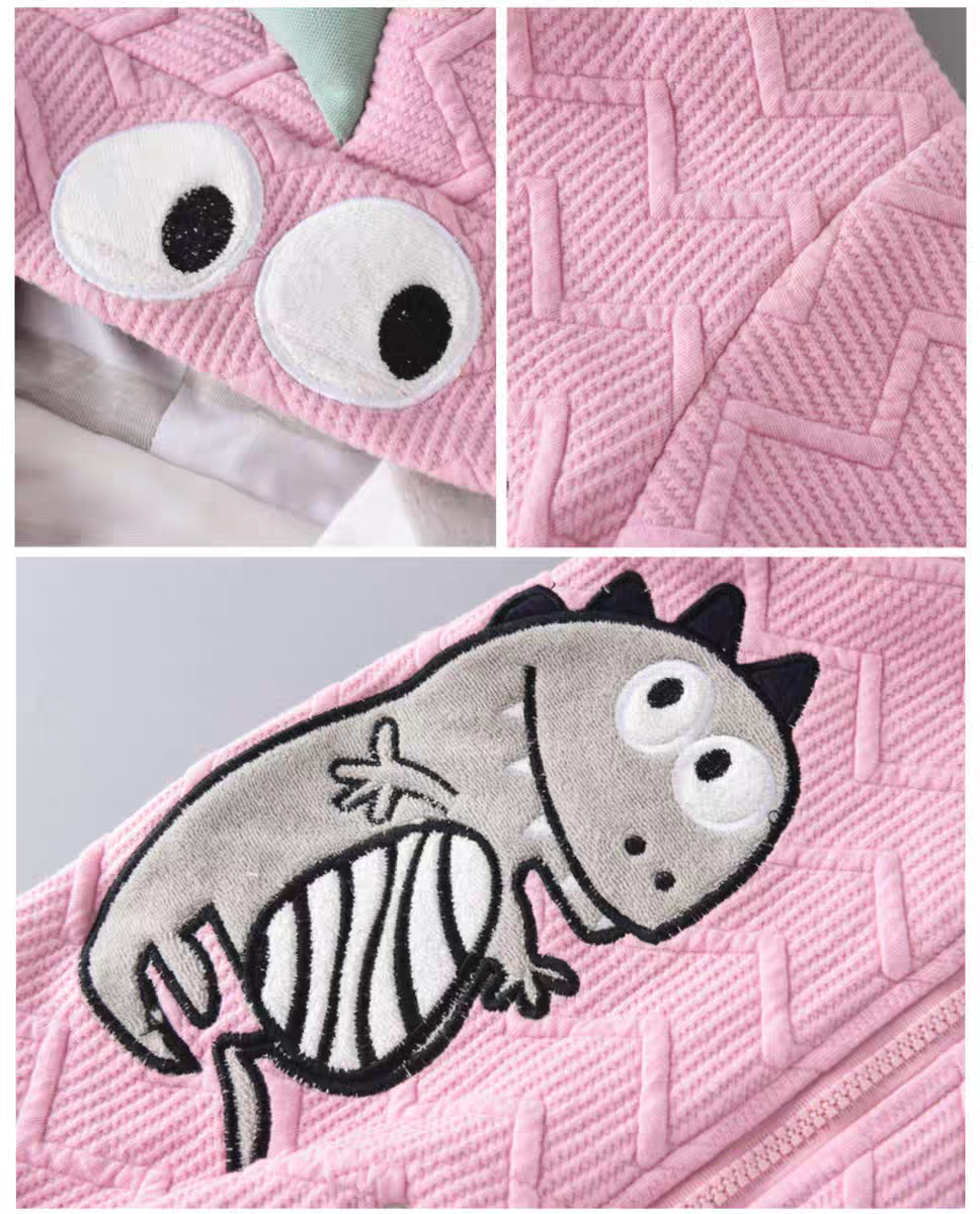 Adorable Dinosaur Hooded Romper for Babies - Cute🎁