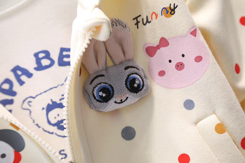 Fun Animal Patch Hooded Jackets for Kids - Cute Outerwear