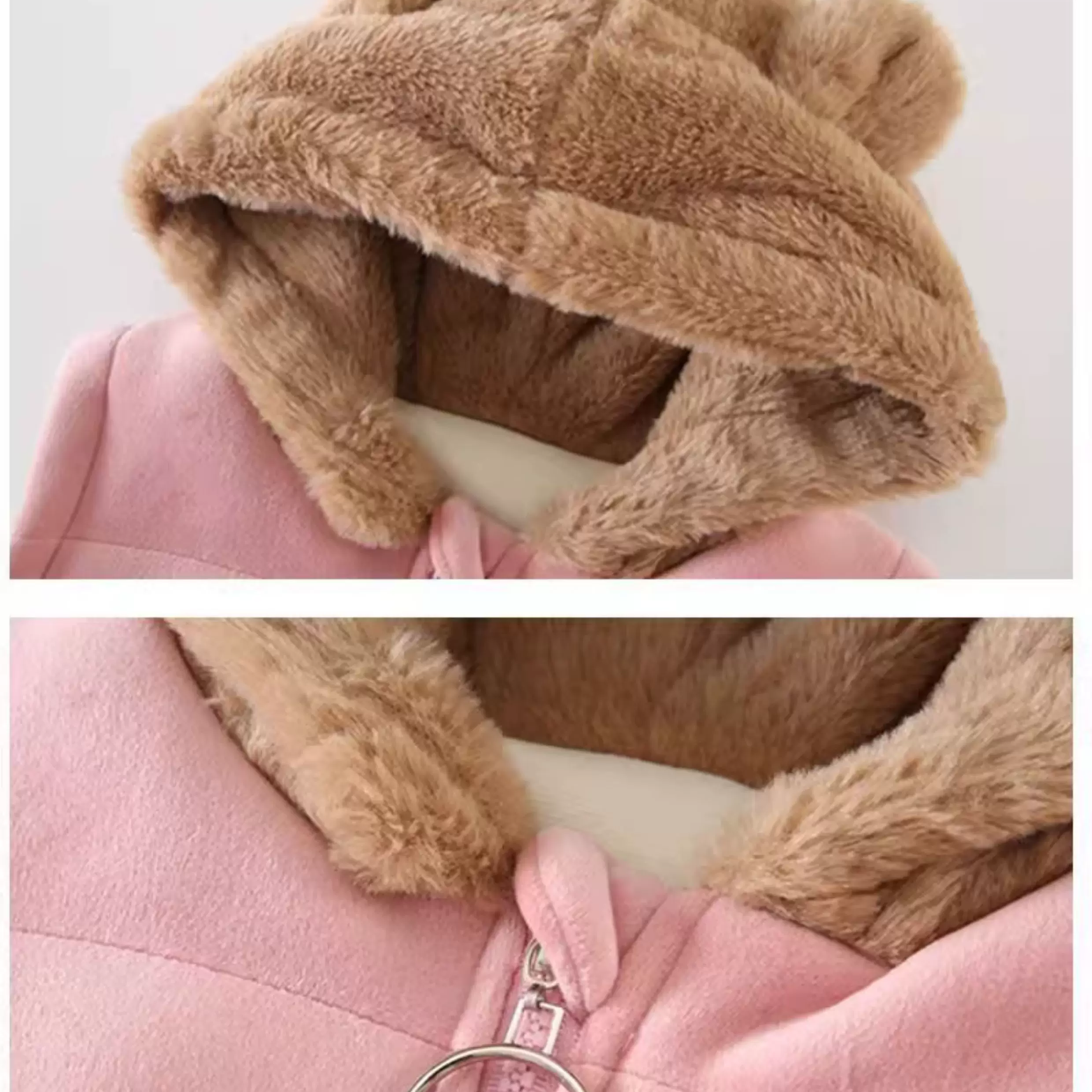 .Baby Boys and girls Teddy Bear Ear 3-Piece Warm Set