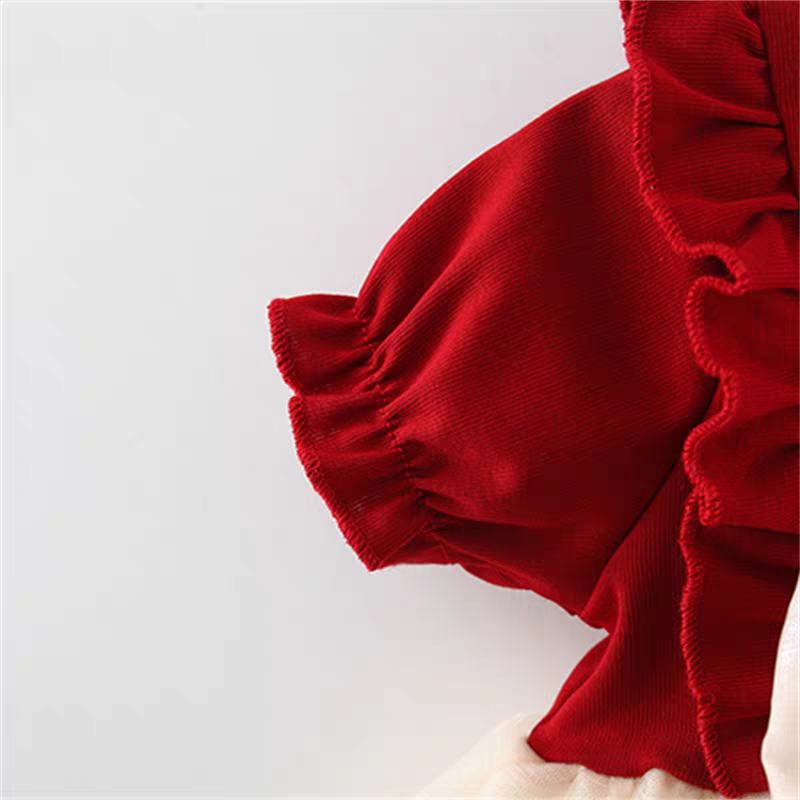 🍓 Cute Bunny Strawberry Baby Girl Party Dress 🎀