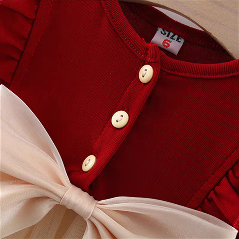 🍓 Cute Bunny Strawberry Baby Girl Party Dress 🎀