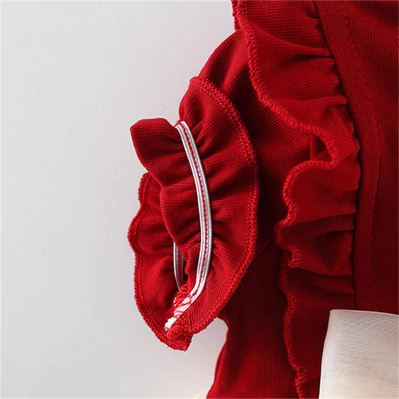 🍓 Cute Bunny Strawberry Baby Girl Party Dress 🎀