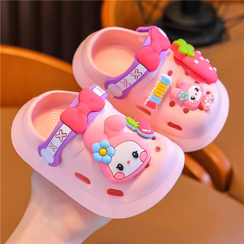 Premium Unisex Kids Clogs – Ultra-Lightweight Anti-Slip Cartoon Sandals for Boys & Girls