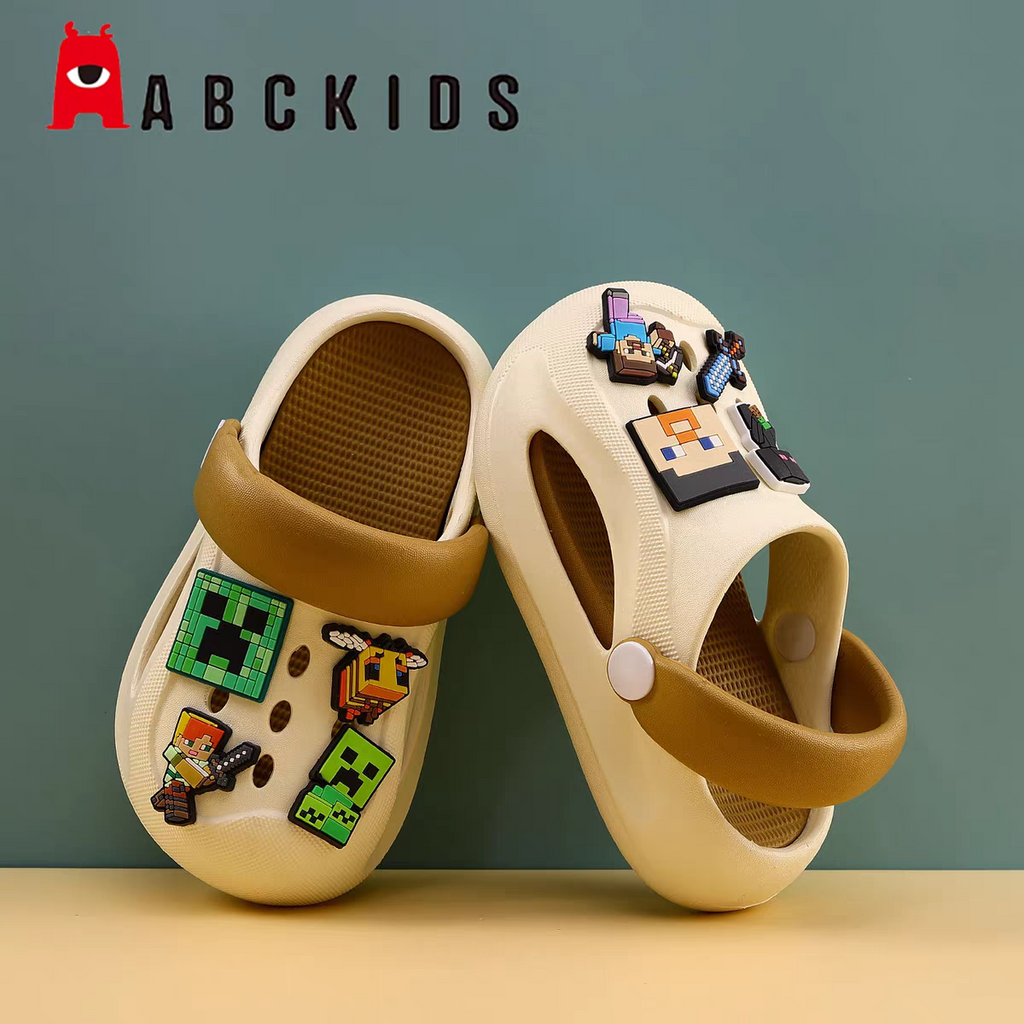 Cute Cartoon Kids Clogs | Soft & Lightweight Baby Slip-On Sandals